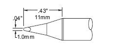 Metcal SSC-625A/SSC-725A焊接烙铁头