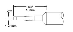 Metcal SSC-642A/SSC-742A焊接烙铁头